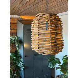 Sort ledning m. fatning (IP20)