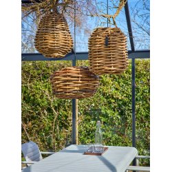 Sort outdoor ledning m. fatning (IP44)