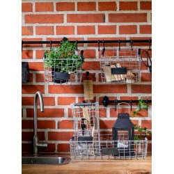 Firkantet Trdkurv/Trdbakke (st m. 7 stk. / 5 str.)