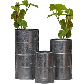 Galv. Vase (st m. 3 stk. / 3 str.)