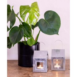 Sort Urtepotte (st m. 3 stk. / 3 str.)