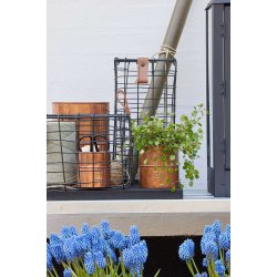 Kobber Urtepotte (st m. 6 stk. / 5 str.)