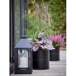 Sort Blomsterspand (st m. 3 stk. / 3 str.)