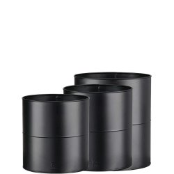 Sort Blomsterspand (st m. 3 stk. / 3 str.)