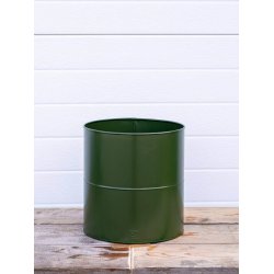 Olivengr�n Blomsterspand (s�t m. 3 stk. / 3 str.)