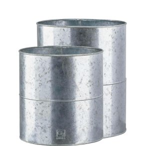 Galv. Blomsterspand (st m. 2 stk. / 2 str.)