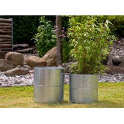 Galv. Blomsterspand (st m. 2 stk. / 2 str.)