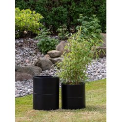 Sort Blomsterspand (st m. 2 stk. / 2 str.)