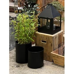 Sort Blomsterspand (st m. 2 stk. / 2 str.)