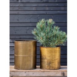 'Kobber/Messing-look' Blomsterspand (s�t m. 2 stk. / 2 str.)