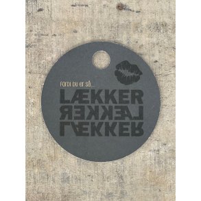 Sort/Hvid Kort - Du er s lkker (pakke m. 20 stk.)
