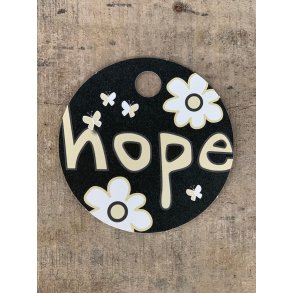 Sort/Hvid Kort - Hope (pakke m. 20 stk.)