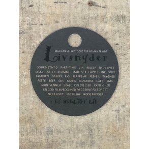 Sort/Hvid Kort - Livsnyder (pakke m. 20 stk.)