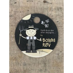 Sort/Hvid Kort - Bonderv (pakke m. 20 stk.)