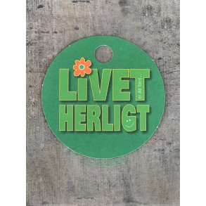 Farve Kort - Livet er herligt (pakke m. 20 stk.)