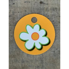 Farve Kort - Flower big (pakke m. 20 stk.)