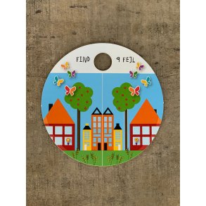 Farve Kort - 9 fejl (pakke m. 20 stk.)