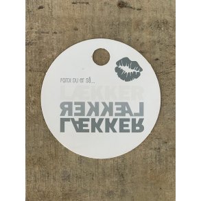 Hvid/Slv Kort - Lkker lkker (pakke m. 20 stk.)