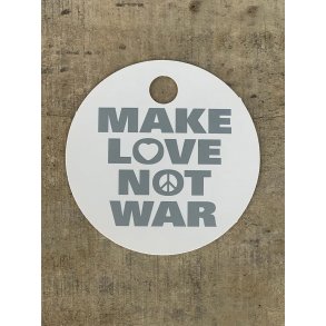 Hvid/Slv Kort - Make Love (pakke m. 20 stk.)