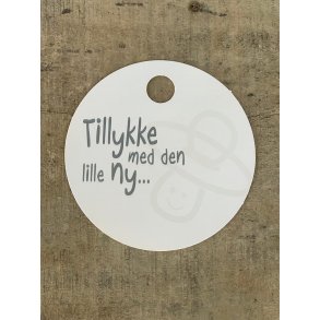 Hvid/Slv Kort - Lille ny (pakke m. 20 stk.)