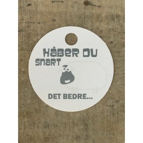 Hvid/Slv Kort - Snart fr (pakke m. 20 stk.)