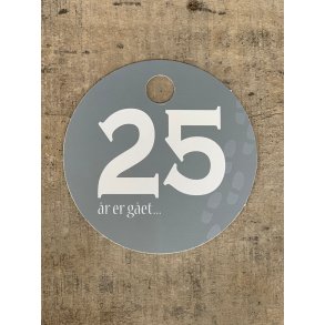 Hvid/Slv Kort - 25 r (pakke m. 20 stk.)