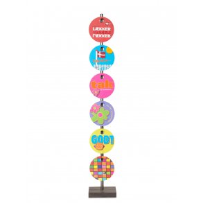 Runde Kort (pakke m. 30 stk. - miks)