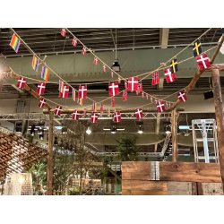 Mini Flag Wire Danmark (8 flag)