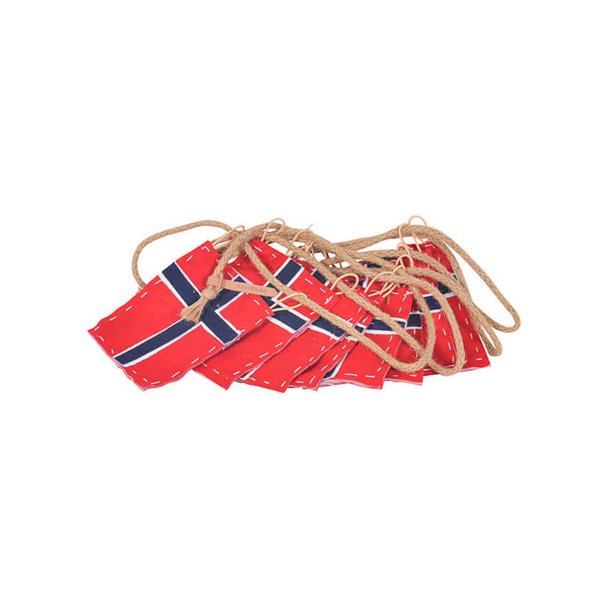 Mini Flag Wire Norge (8 flag)