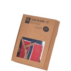 Mini Flag Wire Norge (8 flag)